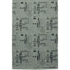 Torchon Picknick, Gris vert-noir