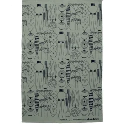 Torchon Picknick, Gris vert-noir