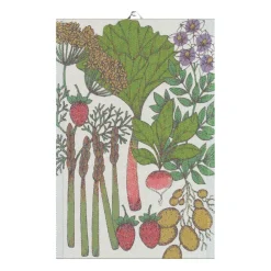 Torchon primeurs d'été, 40x60 cm