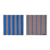 Torchon Stripes 33x33 cm lot de 2, Blush