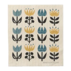 Torchon Tulip 17x20 cm, Grey