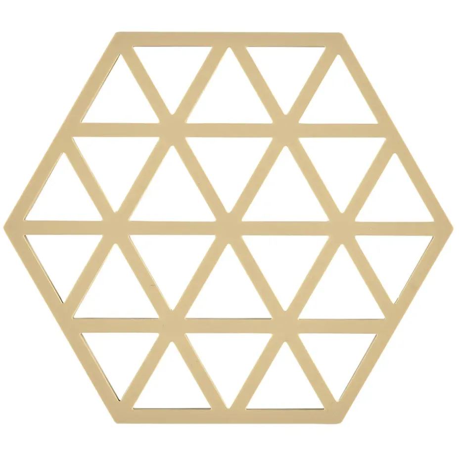 Triangles Dessous de plat 14x16 cm, Warm sand