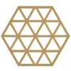 Triangles Dessous de plat 14x16 cm, Khaki