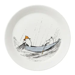 True to its origins Assiette Moomin 2017, blanc