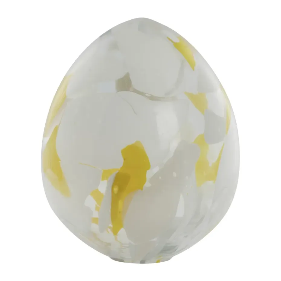 Œuf de décoration Murina 30 cm, White-mellow