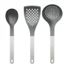 Ustensiles de cuisine Optima 2, 3 pièces, Nylo blanc