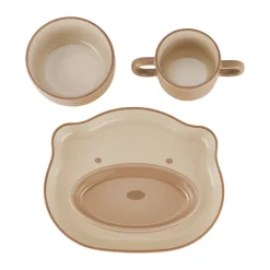 Vaisselle enfant Staub 4 pièces, Marron