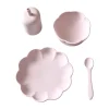 Vaisselle pour enfants Little Poppy, 4 pièces, Light pink