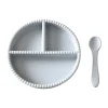 Vaisselle pour enfants Little Bubble, 2 pièces, Glacier grey