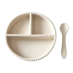 Vaisselle pour enfants Little Bubble, 2 pièces, Cream