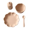Vaisselle pour enfants Little Poppy, 4 pièces, Oatmeal
