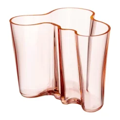 Vase Aalto rose saumon, 160 mm