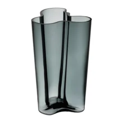Vase Alvar Aalto gris foncé, 251 mm