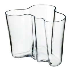 Vase Alvar Aalto transparent, 16 cm