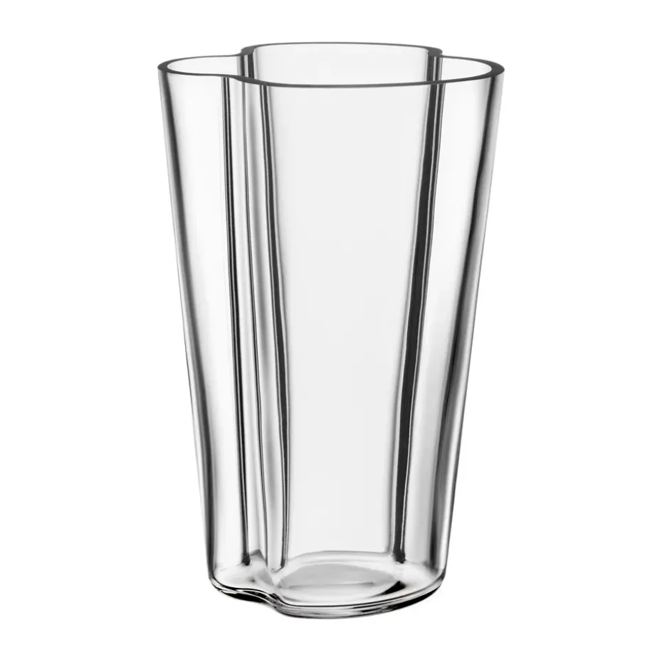 Vase Alvar Aalto transparent, 220 mm