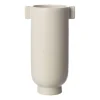 Vase avec anse Ernst 21 cm, Blanc Sable