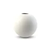 Vase blanc Ball, 8 cm
