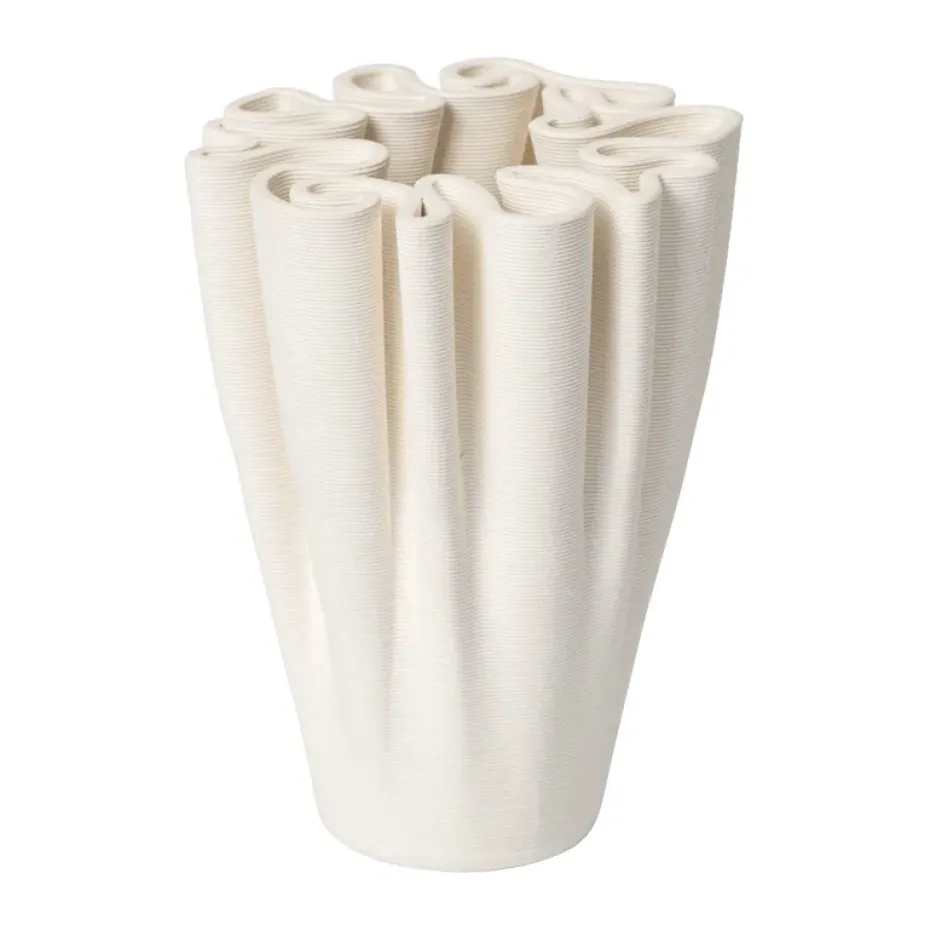 Vase Dedali 11 cm, Off-white