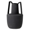 Vase en métal avec poignée Bloomingville 20,5 cm, Noir