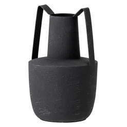 Vase en métal avec poignée Bloomingville 20,5 cm, Noir