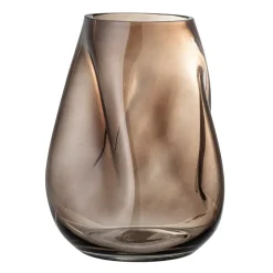 Vase en verre Bloomingville 26 cm, Marron