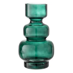 Vase en verre Bloomingville 25cm, Vert