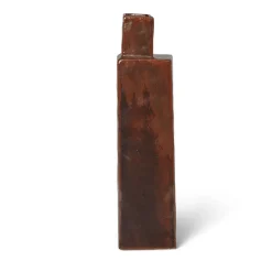 Vase Koa H40, Red brown