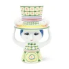 Vase Lady with hat H24,5 cm, Vert