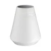 Vase Lines 18 cm, Blanc