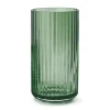 Vase Lyngby Verre vert, 20 cm