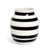 Vase Omaggio moyen, noir