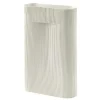 Vase Ridge 48,5cm, Off white