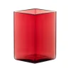 Vase Ruutu 11,5x14 cm, cranberry