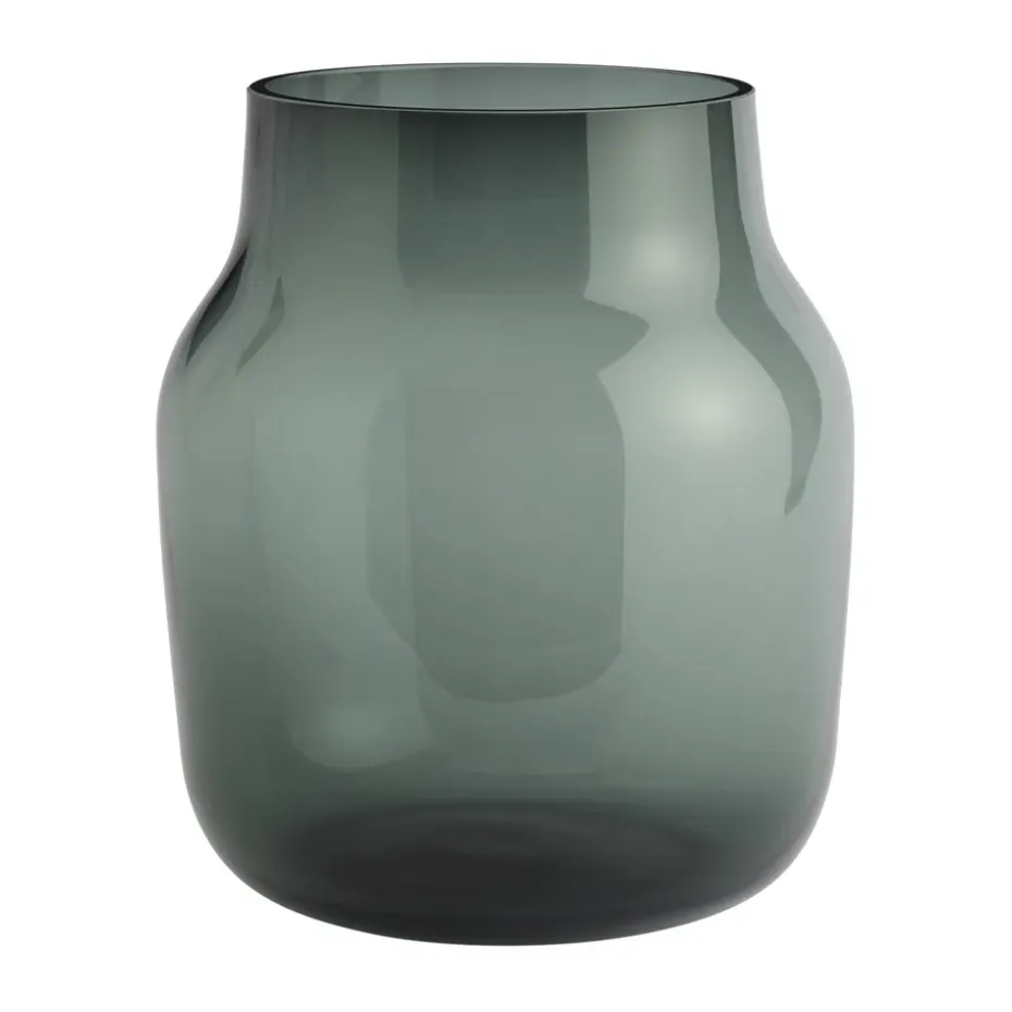 Vase Silent Ø20 cm, Dark Green