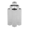 Vase Tessera 3x3, Mirror polished