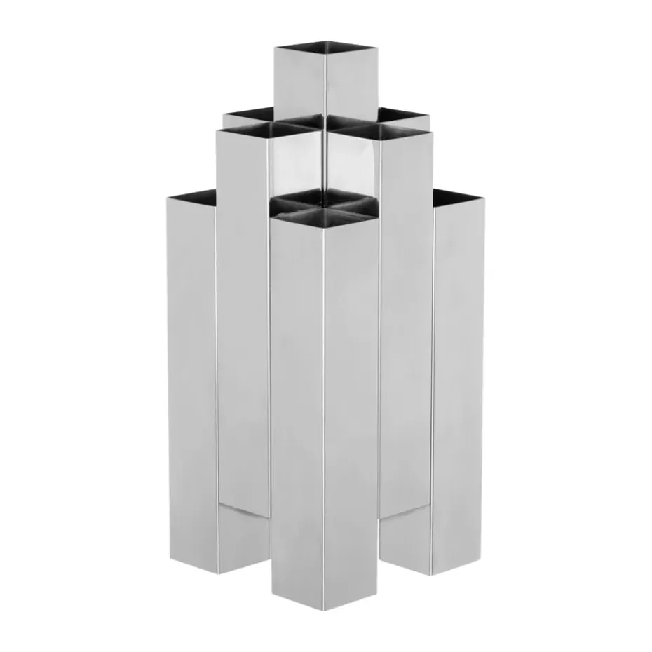 Vase Tessera 3x3, Mirror polished