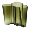 Vase vert mousse Alvar Aalto, 160 mm