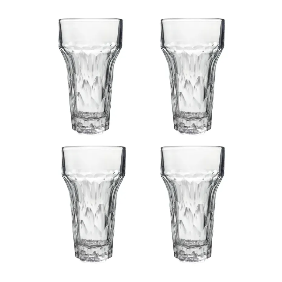 Verre à bière Silex 43 cl, lot de 4, Transparent