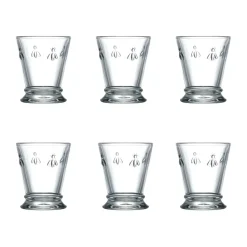 Verre à boire Abeille 26 cl, lot de 6, Transparent