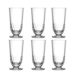 Verre à boire Artois 38 cl, lot de 6, Transparent