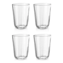 Verre à boire Facet 34 cl, pack de 4, Transparent