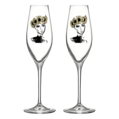 Verre à champagne All about you 24 cl Lot de 2, Let's celebrate you