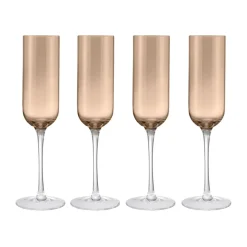 Verre à champagne Fuumi 22 cl lot de 4, Coffee - clair