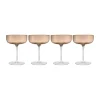 Verre à champagne Fuumi Coupe 28 cl lot de 4, Coffee - clair