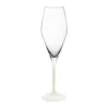 Verre à champagne Manufacture Rock 26 cl, lot de 4, Transparent-blanc