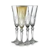 Verre à champagne Melodia 16 cl, lot de 4, Cristal