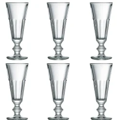Verre à champagne Perigord 16 cl, lot de 6, Transparent