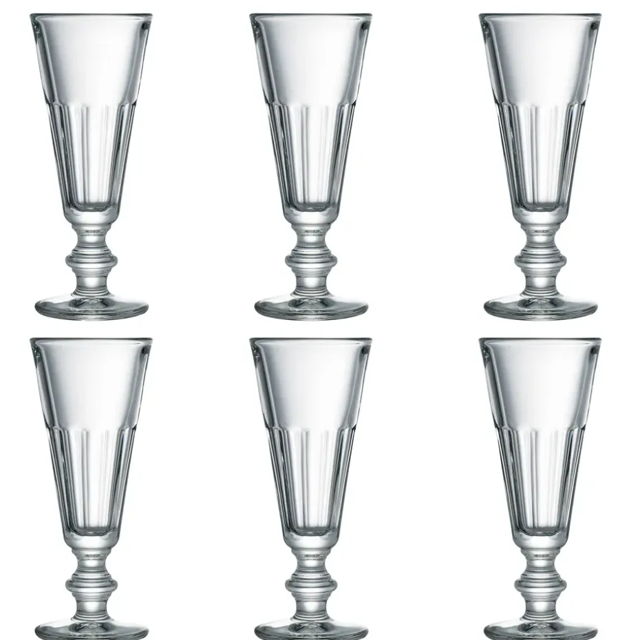 Verre à champagne Perigord 16 cl, lot de 6, Transparent