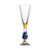 Verre à champagne The Sparkling Devil 19 cl, Bleu