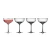 Verre à cocktail Palermo Gold 31,5 cl, lot de 4, Transparent-or